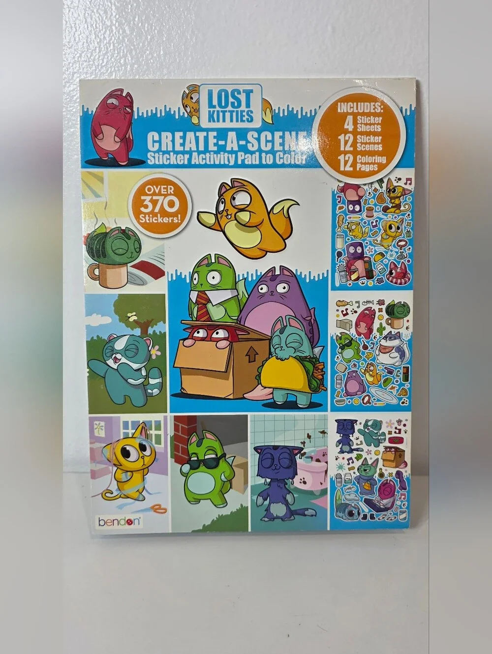 Lost Kitties Create-A- Scene Sticker Activity Set - Picture 1 of 9